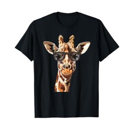 Giraffe Sunglasses T-Shirt