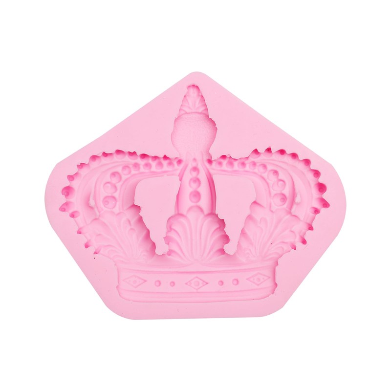 Royal Crown and Gem Silicone Mold Set, Baroque Style Clay