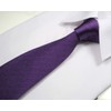Fujizakura Workshop Necktie, Plain, Purple, Silk, Pear Fabric, Violet, Made