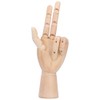 Wooden Hand Model Art Joint Puppet Decoration Artist Drawing Wood