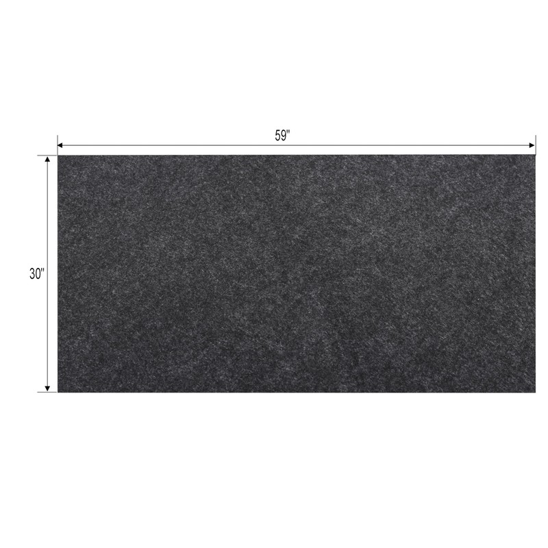 59"x30"(2-Pack) Garage Floor Mat Oil Spill Mat Absorbent Oil Pad,