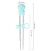 2 Pairs Training Chopsticks with Case Learning Chopstick Helper Stainless