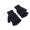 USB Warmer Heated Gloves Flip Half Fingerless Electronic Knitted Hand