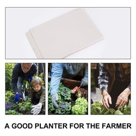 HEMOTON 100 Pieces 18 x 26 cm Professional Germination Paper, Moisturising and Leakproof, Seedling Paper, Sprouts, Vegetables, Planting Paper for Garden and Farm, Light Grey