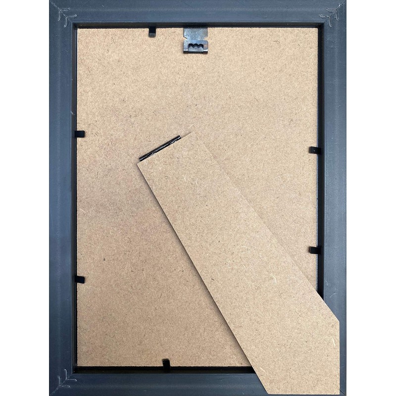 pf+a REAL GLASS A5 Frame - Black A5 Photo Frame