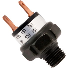Vixen Horns 120-150 PSI Air Pressure Switch Tank Mount Type 1/4" NPT 12V/24V for Train/Air Horn VXA7150
