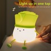 Cute LED Night Light Tap Control Rechargeable 1.5W Decorative Scallion