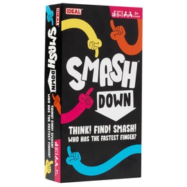 Ideal | Smash Down: Think! Find! SMASH! Who has the fastest finger? | Family Party Games | 3+ Players | Ages 8+