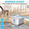 LABEKA Stainless Steel Cat Water Fountain 135oz/4L:Battery Operated Wireless Cat