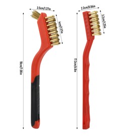 Set of 6 Wire Brushes Set, Hand Wire Brush Set, Stainless Steel Metal Brush, Scrubbing Brushes for Removing Stubborn Residues and Rust, Cleaning Welding Slag, Rust Removal, Drat Brush Set