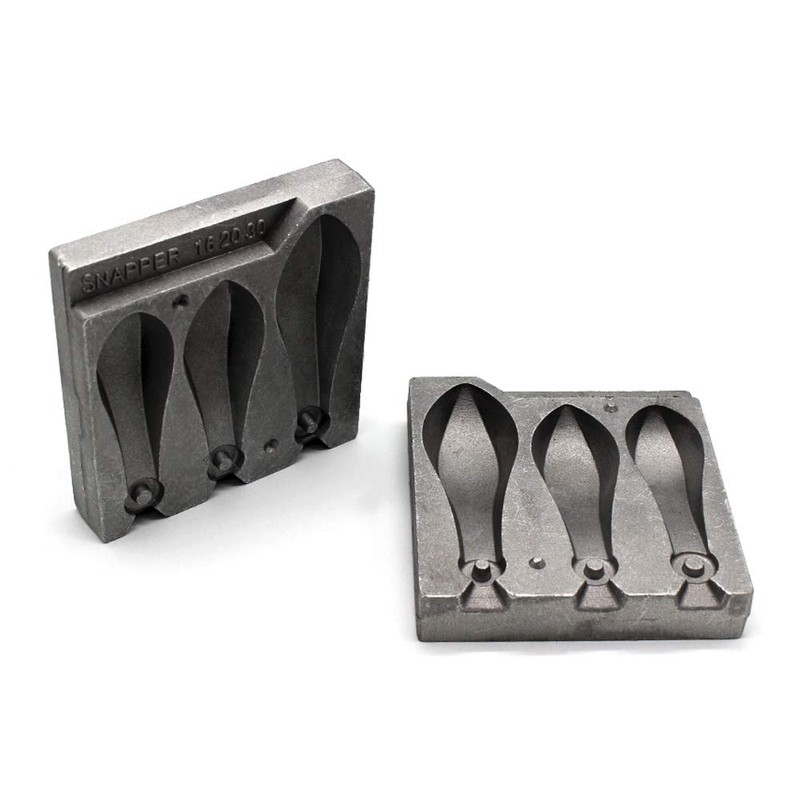 Dimatteo Sinker Mold with 3 Cavities and 16, 20, 30-Ounce