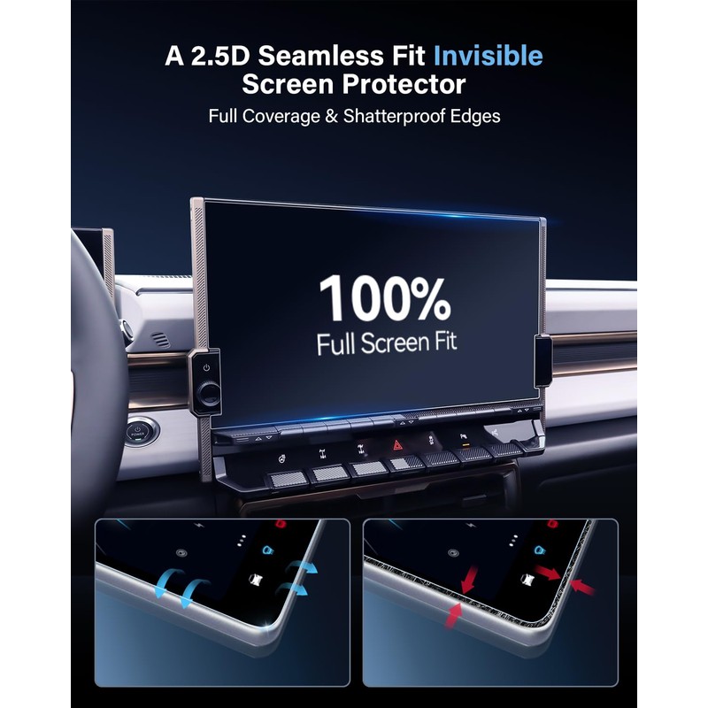 WEIPIN For 2022-2025 Hummer EV Pickup (2X/3X/Edition 1) Screen Protector