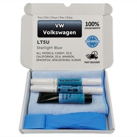 Genuine Colors Paint Pen Starlight Blue LT5U for VW Volkswagen Blue Caddy ID.3 California ID.4 Amarok Spacefox Spacecross Suran