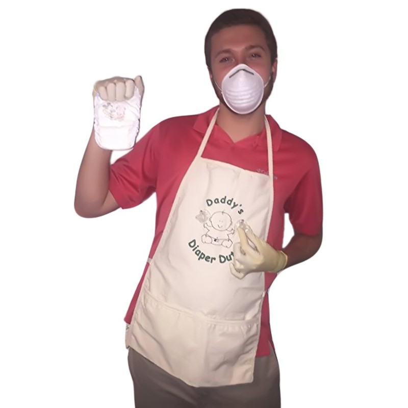 Daddy's Diaper Duty Apron - Unique New Dad Gag Gift