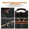 Tool Bag Backpack with 2 Canvas Tool Pouch Tool Kit,