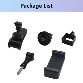 360° Adjustable Car Visor Camera Mount for Insta360 X5/X4/X3/X2 for DJI Osmo Pocket 3 – Dashboard Vlog Kit for Driving POV Videos, Travel Vlogging & Road Recording