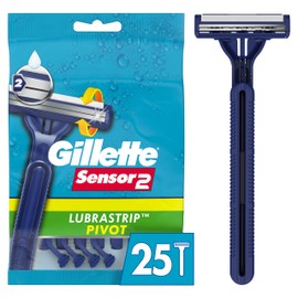 Gillette Gillette Sensor2 Pivoting Head Men's Disposable Razors, 25 Count