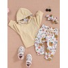 oklady Baby Girl Clothes Infant Girl Hoodie Tops Floral Pant