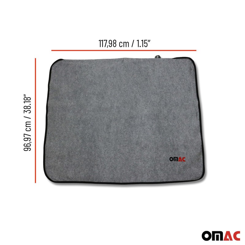 OMAC Rear Bumper Protector Trunk Mat Fabric Pet Cargo Liner