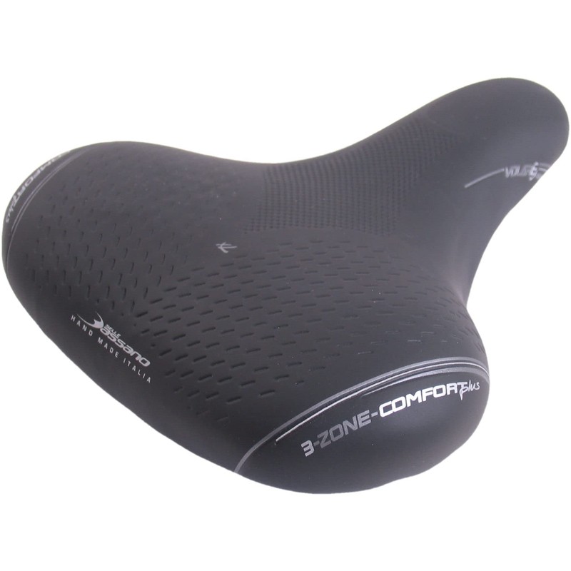 Selle Bassano Unisex-Adult Volare Sattel, schwarz, XL