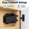 Push to Open Cabinet Latch for Handleless Doors – Non-Magnetic