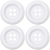 XL Buttons 5 cm Pack of 4 Large Buttons for
