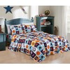 Chezmoi Collection 4-Piece Kids/Teens My Sports Sheet Set - Soft