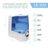 Perfect Aire 1.0 Gallon Warm Mist Humidifier - Produces Steam