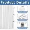 10 Pcs Suction Cup Clips,Shower Curtain With Suction Cups,Shower Curtain