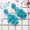 Layered Tassel Earring Bohemian Lightweight Colorful Tiered Thread long Fringe