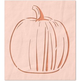Stencil Stop Pumpkin Stencil - Reusable for DIY Projects, Painting, Drawing, Crafts - 14 Mil Mylar Plastic (10.5 x 12 inches)