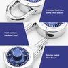 Combination Padlock,Lock for Gym and School Lockers Safe,Blue Turntable,Mini Combination
