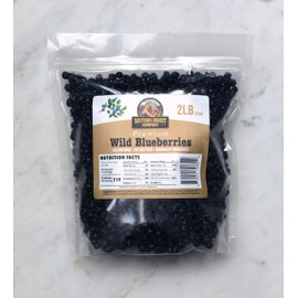 Premium Dried Wild Blueberries (Two 2 lbs bags)