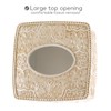 Creative Scents Victoria Tissue Box Cover Square – Beige Tissue