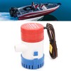 12V Blige Water Pump 3/4in Hose Outlet 500GPH Electric SemiOpen