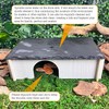 PINVNBY Large Bearded Dragon Basking Platform, Wooden Snake Hide, Ball