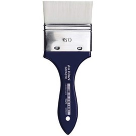 da Vinci Oil & Acrylic Series 5025 Impasto Paint Brush, Mottler Extra Stiff White Synthetic, Size 60
