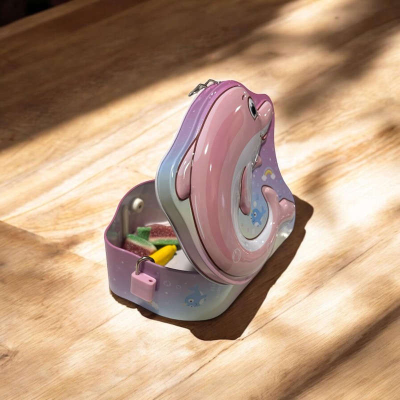 Spardose aus Metall für Kinder mit lustigen Designs, Spardose mit