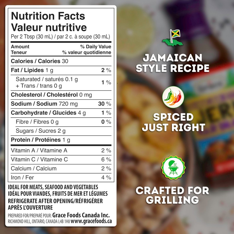 Grace Jamaican Style Marinades & BBQ Sauce Variety Pack -