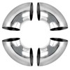 TAICHEUT 4PCS 304 Stainless Steel 3 Inches Mandrel Bend Elbow,
