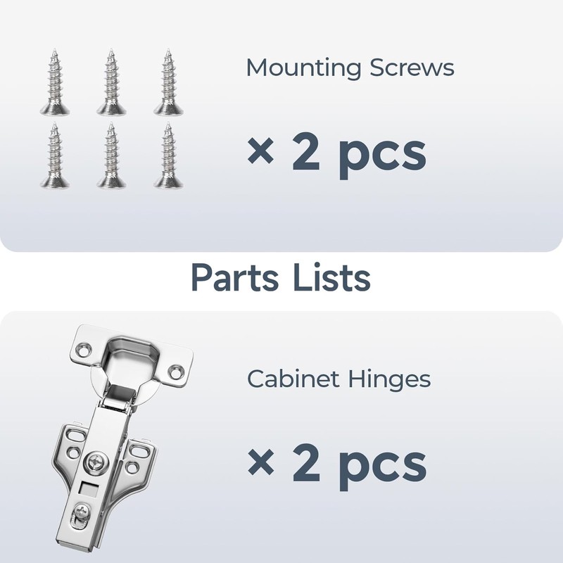 Cabinet Hinges,2 Pack Kitchen Cupboard Hinges Cupboard Hinges,Kitchen Door Cupboard