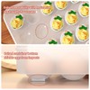 Newness Deviled Egg Containers with Lid, (Set of 2), Plastic