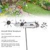 Aircraft Wind Spinner, Metal Airplane Windmill for Yard & Garden