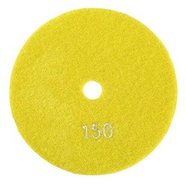 FTVOGUE 5'' inch 125mm Grinding Discs Wet Diamond Polishing Pads Sanding Sandpaper Wheels for Granite Concrete Marble (150)