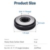 2PCS 5/8-11 Thread Angle Grinder Nut Kit, 5/8"-11 Flange Metal