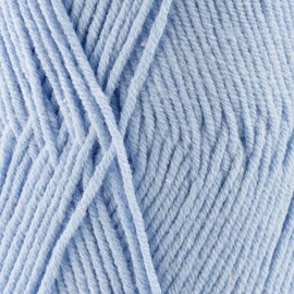 Sensy Chino Soft Cotton Yarn, Soft Baby Cotton Yarn, Amigurumi Yarn, 3.5 oz, 360 Yards, Gauge 2 Fine (Baby Blue)