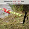 Azarxis Aluminum Alloy Paracord Tensioners Rope Adjuster, Ultralight Strong Tent