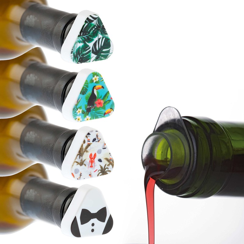 Koala Spain Pourers with Lids in Assorted Prints (Pack of