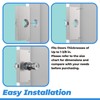 U 9585 Stainless Steel Lock and Door Reinforcement Plate for