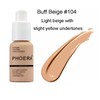 Phoera® Full Coverage Foundation, Primer, Setting Powder and MISKEEN Makeup